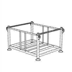 Rack acier galvanisé SELVOLINA®