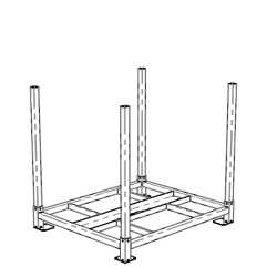 Rack acier galvanisé SELVOLINA®