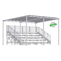 Couverture Tribune ALPINA 8 x 5.5 m